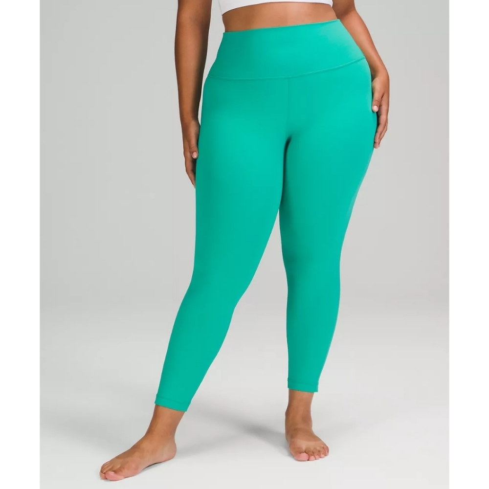 NWT Lululemon Plus Size Align High Rise Leggings 25" Olive Khaki Green Size 18 - Picture 5 of 12